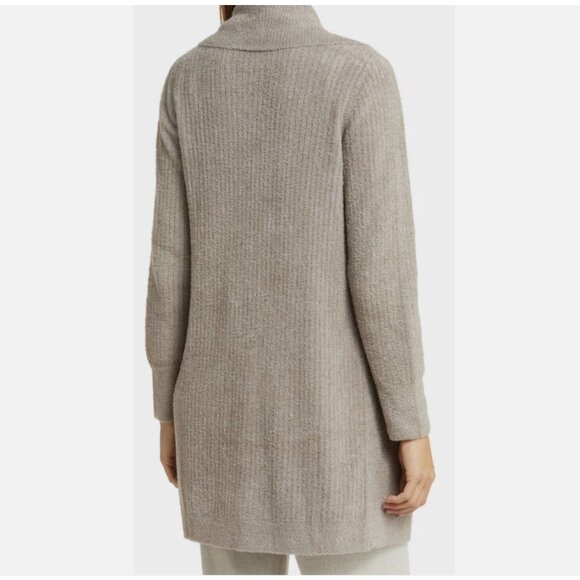 BAREFOOT DREAMS CozyChic Lite Rib Drape Cardigan in Beach Rock (XL) NWT $158 MSR - Picture 2 of 5